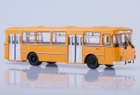 Коллекционная масштабная модель 1:43 Автобус ЛиАЗ-677М желтый (Советский Автобус)